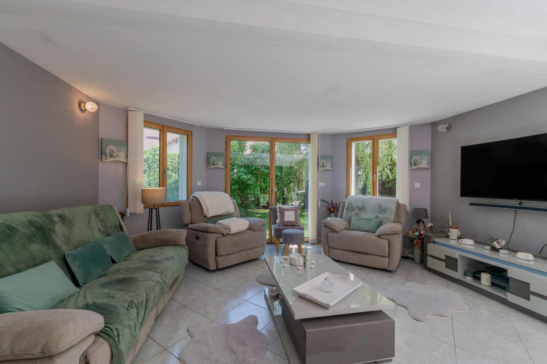 Photo immobilière · Chaffois · Salon