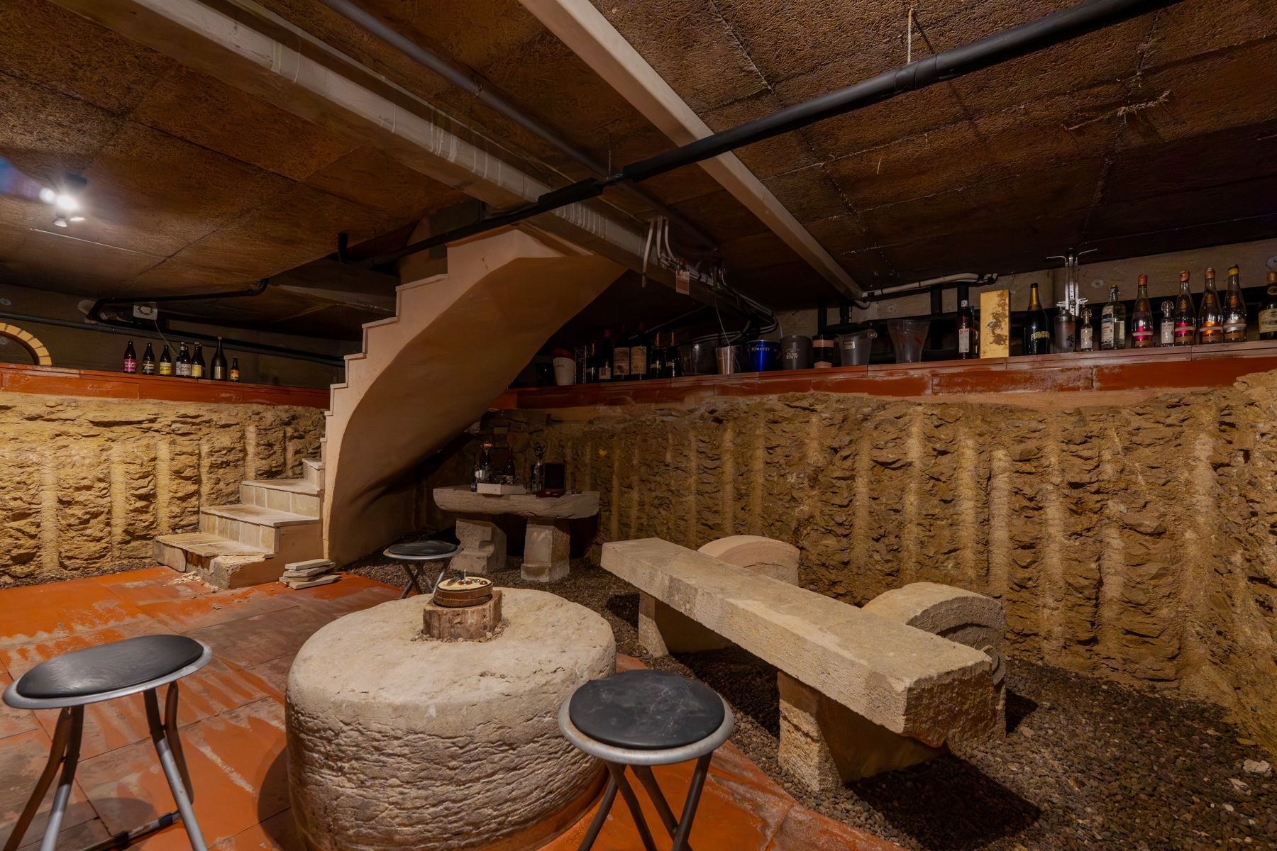 Photo immobilière · Cave en pierre